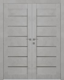 AVON 07-02 VETRO LIGHT URBAN DOUBLE BELLDINNI MODERN INTERIOR DOOR - 1