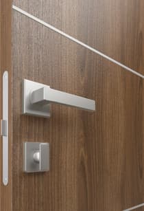 OPTIMA 4H PECAN NUTWOOD INVISIBLE METAL FRAME BELLDINNI MODERN INTERIOR DOOR - 4