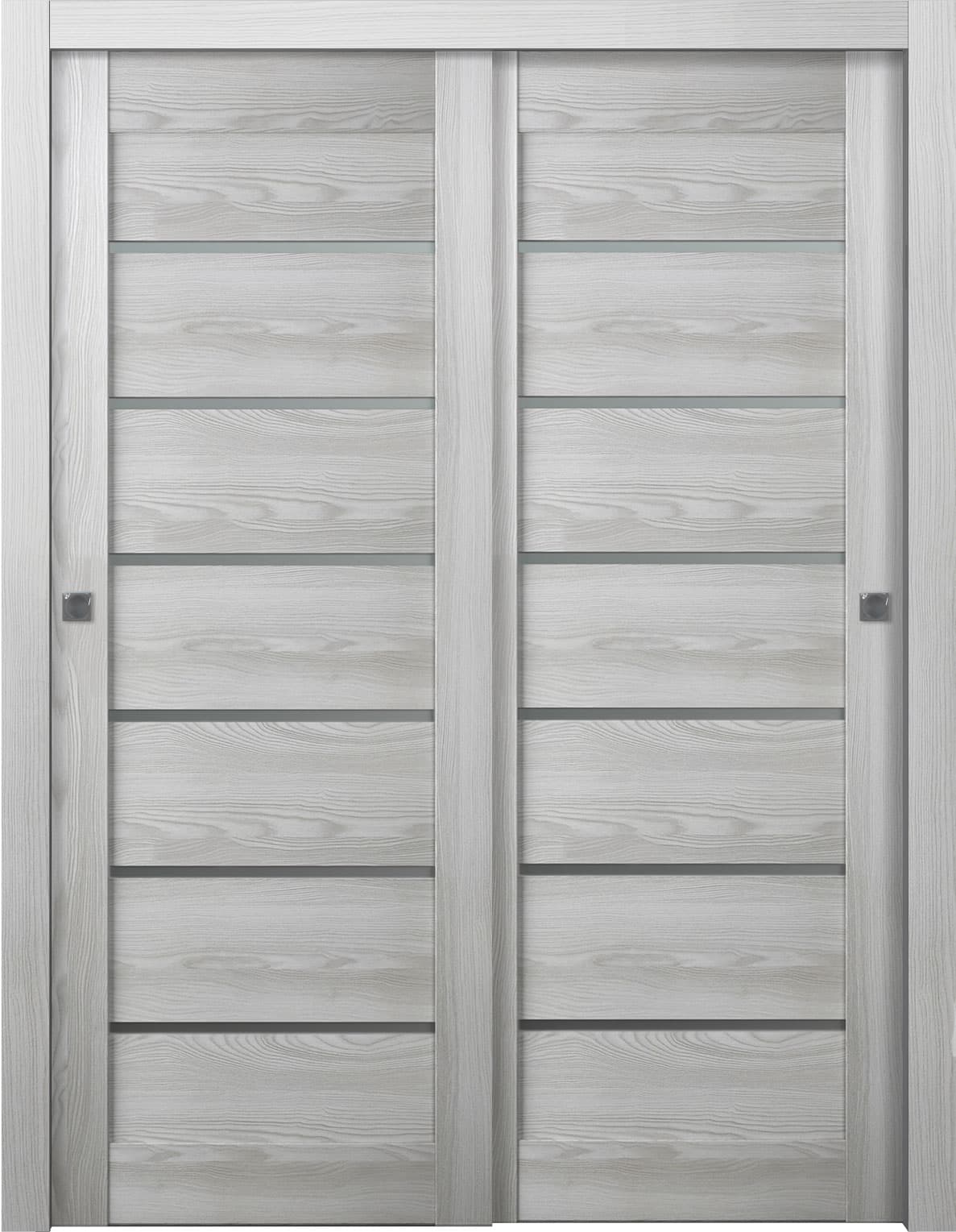 AVON 07-02 VETRO RIBEIRA ASH BYPASS BELLDINNI MODERN INTERIOR DOOR - 1