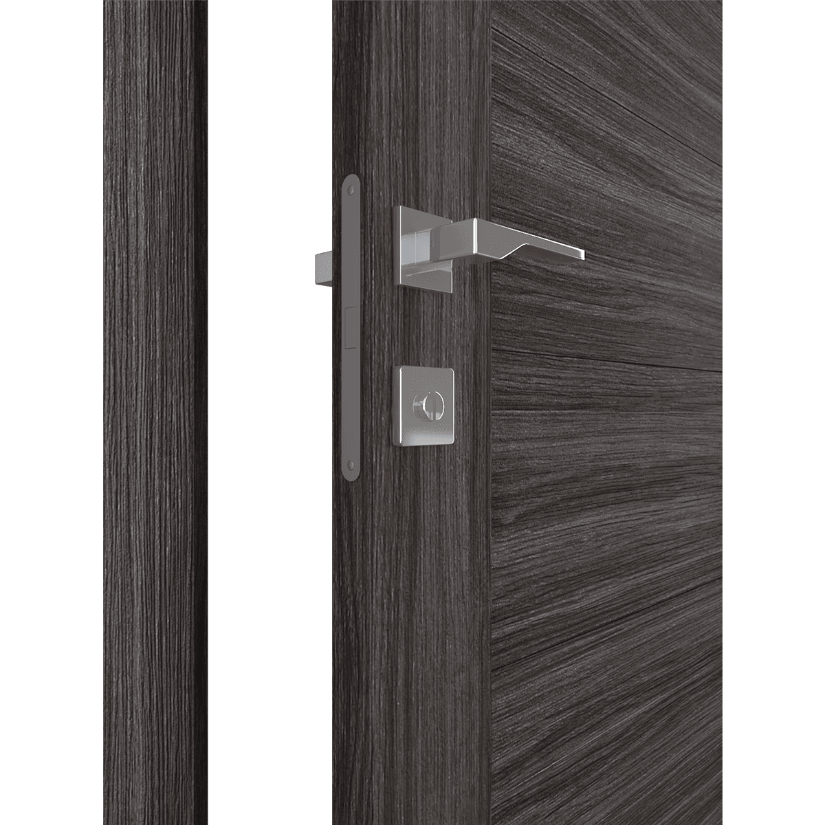 PERLA VETRO GRAY OAK SWING BELLDINNI MODERN INTERIOR DOOR - 3