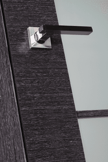 AVANTI 5 LITE VETRO BLACK APRICOT CLOSET BELLDINNI MODERN INTERIOR DOOR - 2