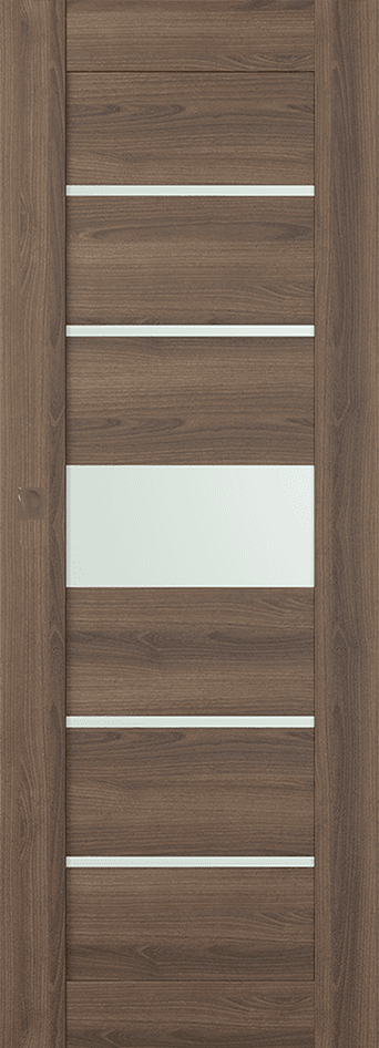 AVON 07-06 VETRO PECAN NUTWOOD MAGIC DOORS BELLDINNI MODERN INTERIOR DOOR - 1