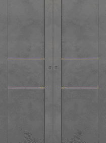 AVON 01 3H GOLD DARK URBAN DOUBLE MAGIC BELLDINNI MODERN INTERIOR DOOR - 1