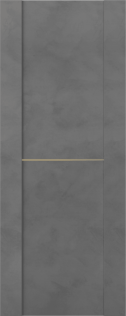 AVON 01 1H GOLD DARK URBAN SLAB BELLDINNI MODERN INTERIOR DOOR - 1