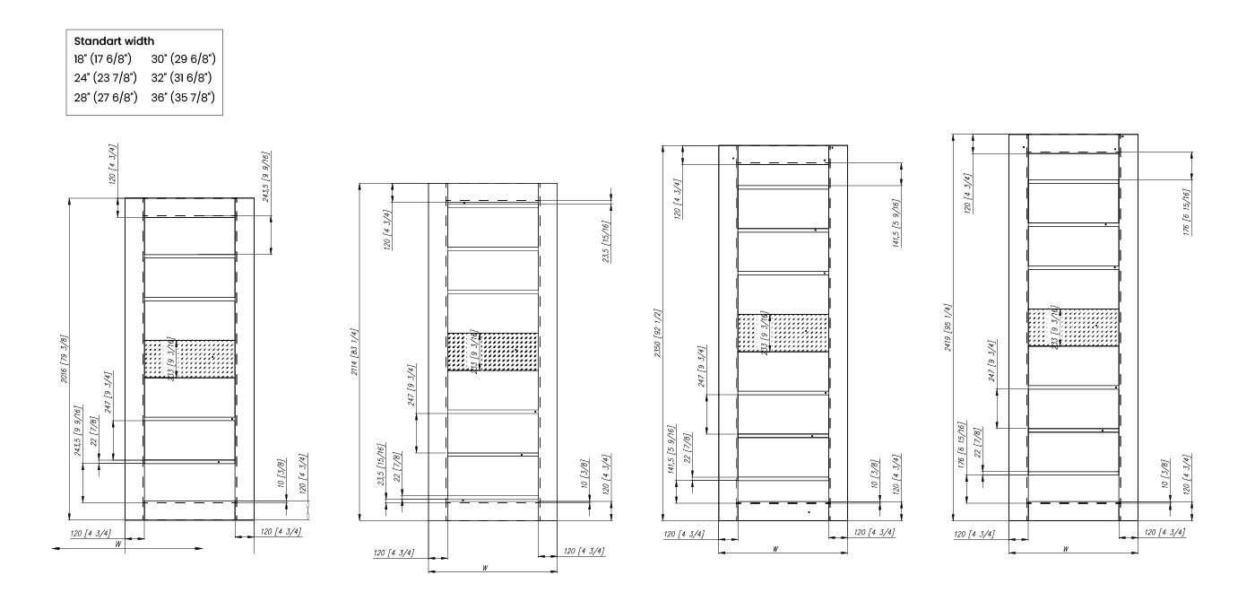 EDNA VETRO SHAMBOR SLAB BELLDINNI MODERN INTERIOR DOOR - 5
