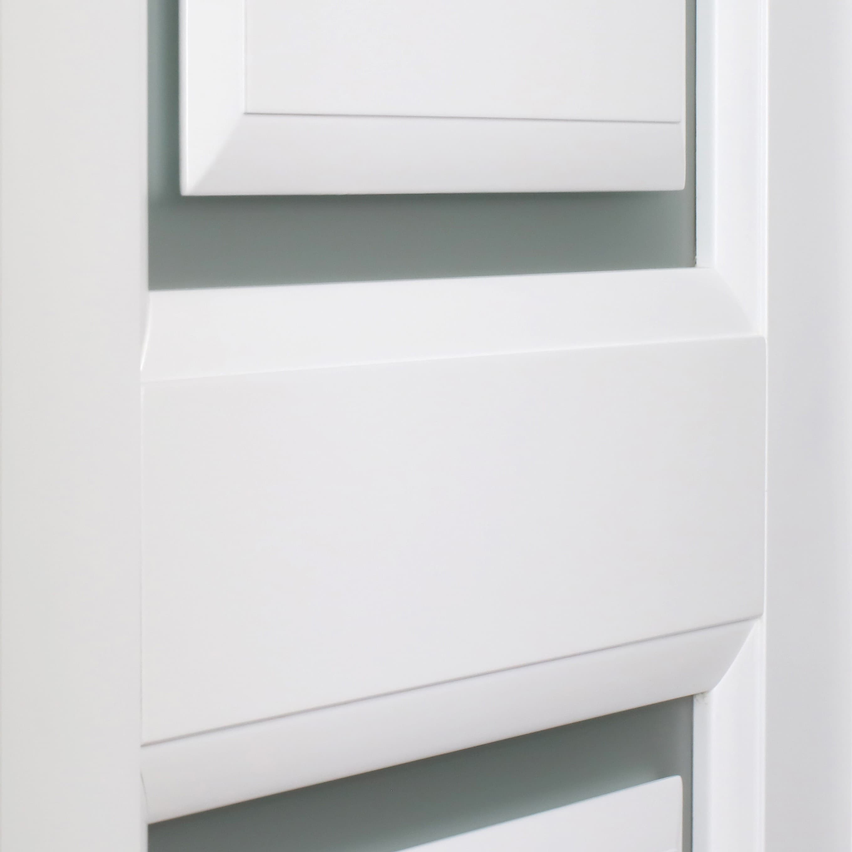 AURUM 2 VETRO POLAR WHITE SWING BELLDINNI MODERN INTERIOR DOOR - 5