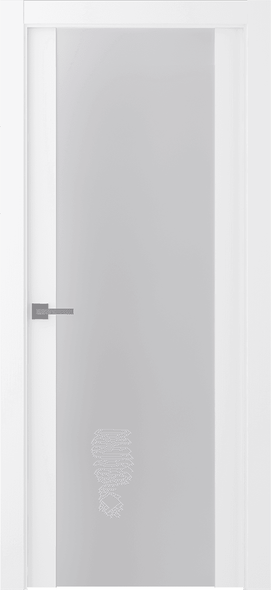 PALLADIO 202 VETRO BIANCO NOBLE SWING BELLDINNI MODERN INTERIOR DOOR - 1