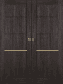 AVON 07 4H GOLD VERALINGA OAK DOUBLE MAGIC BELLDINNI MODERN INTERIOR DOOR - 1