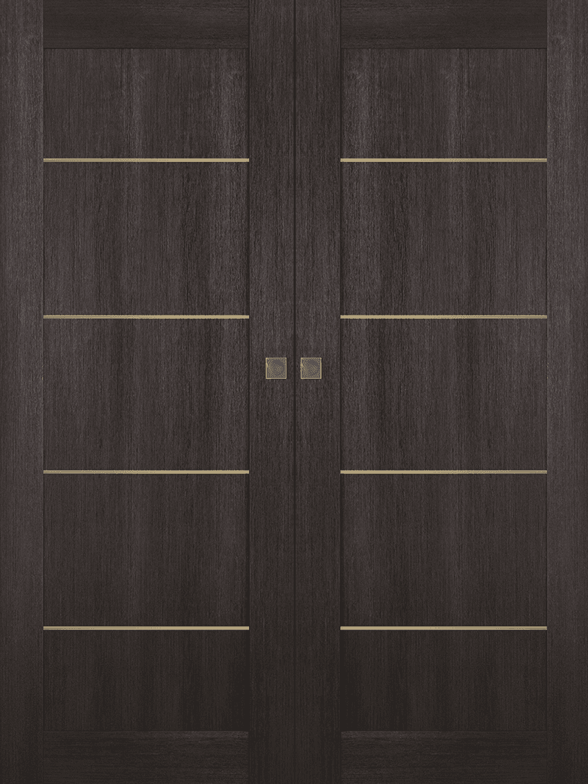 AVON 07 4H GOLD VERALINGA OAK DOUBLE MAGIC BELLDINNI MODERN INTERIOR DOOR - 1