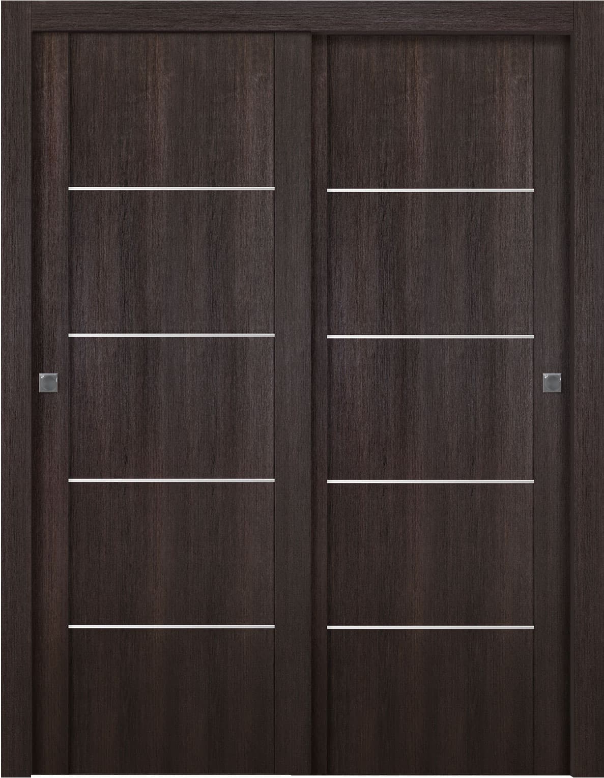 AVON 01 4H VERALINGA OAK BYPASS DOORS BELLDINNI MODERN INTERIOR DOOR - 1