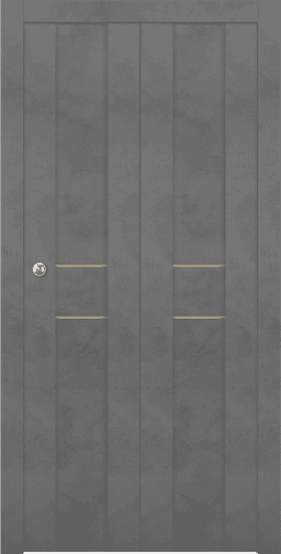 AVON 01 2HN GOLD DARK URBAN DOUBLE BI-FOLD BELLDINNI MODERN INTERIOR DOOR - 1