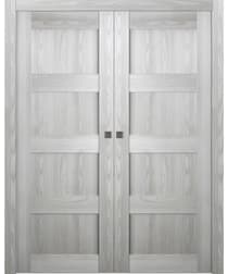 AVON 07 3R RIBEIRA ASH DOUBLE POCKET BELLDINNI MODERN INTERIOR DOOR - 1