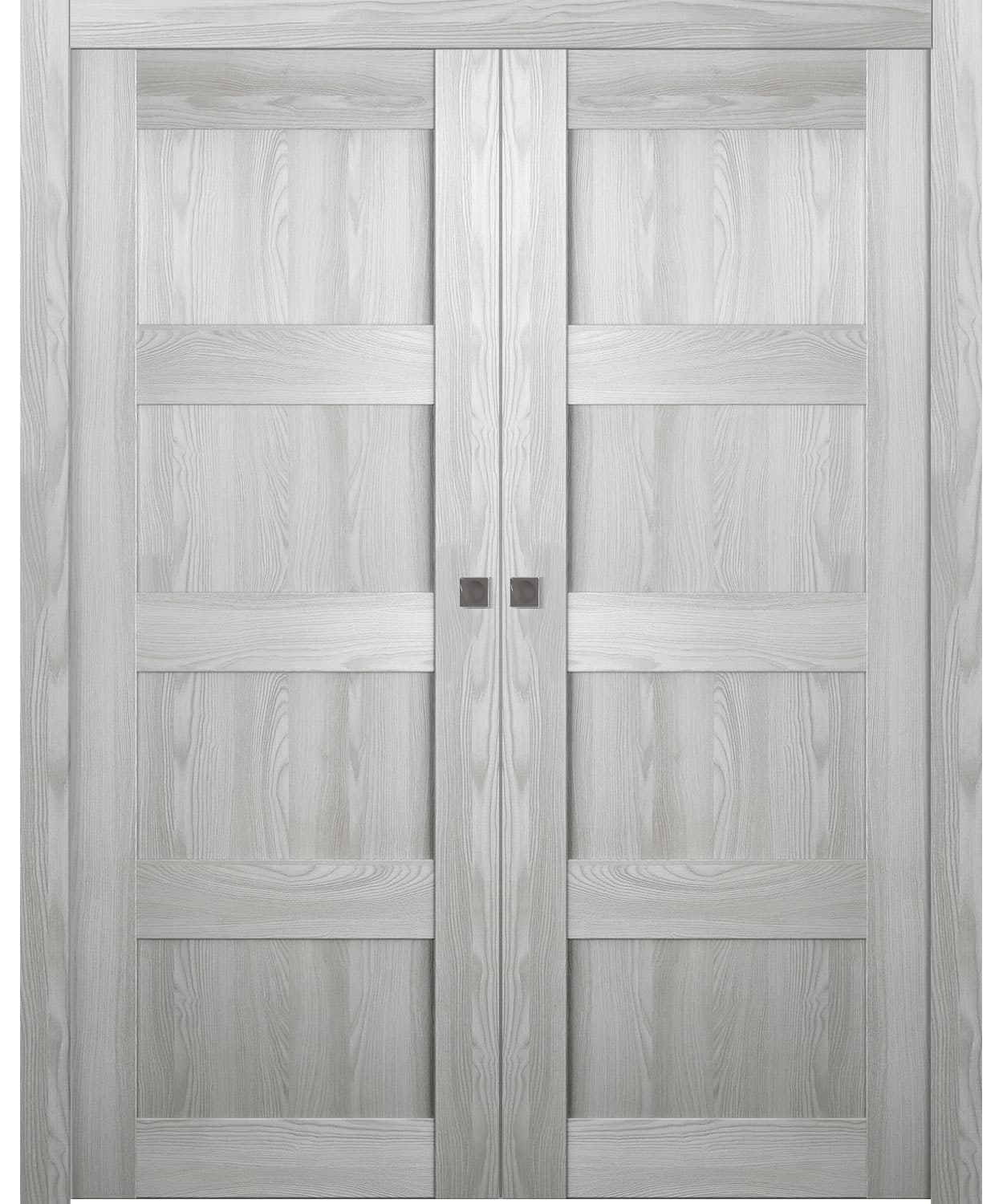 AVON 07 3R RIBEIRA ASH DOUBLE POCKET BELLDINNI MODERN INTERIOR DOOR - 1