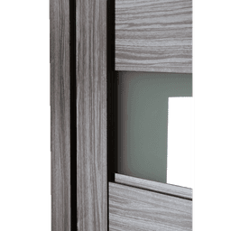 DESSA VETRO GRAY OAK DOUBLE BARN BELLDINNI MODERN INTERIOR DOOR - 4