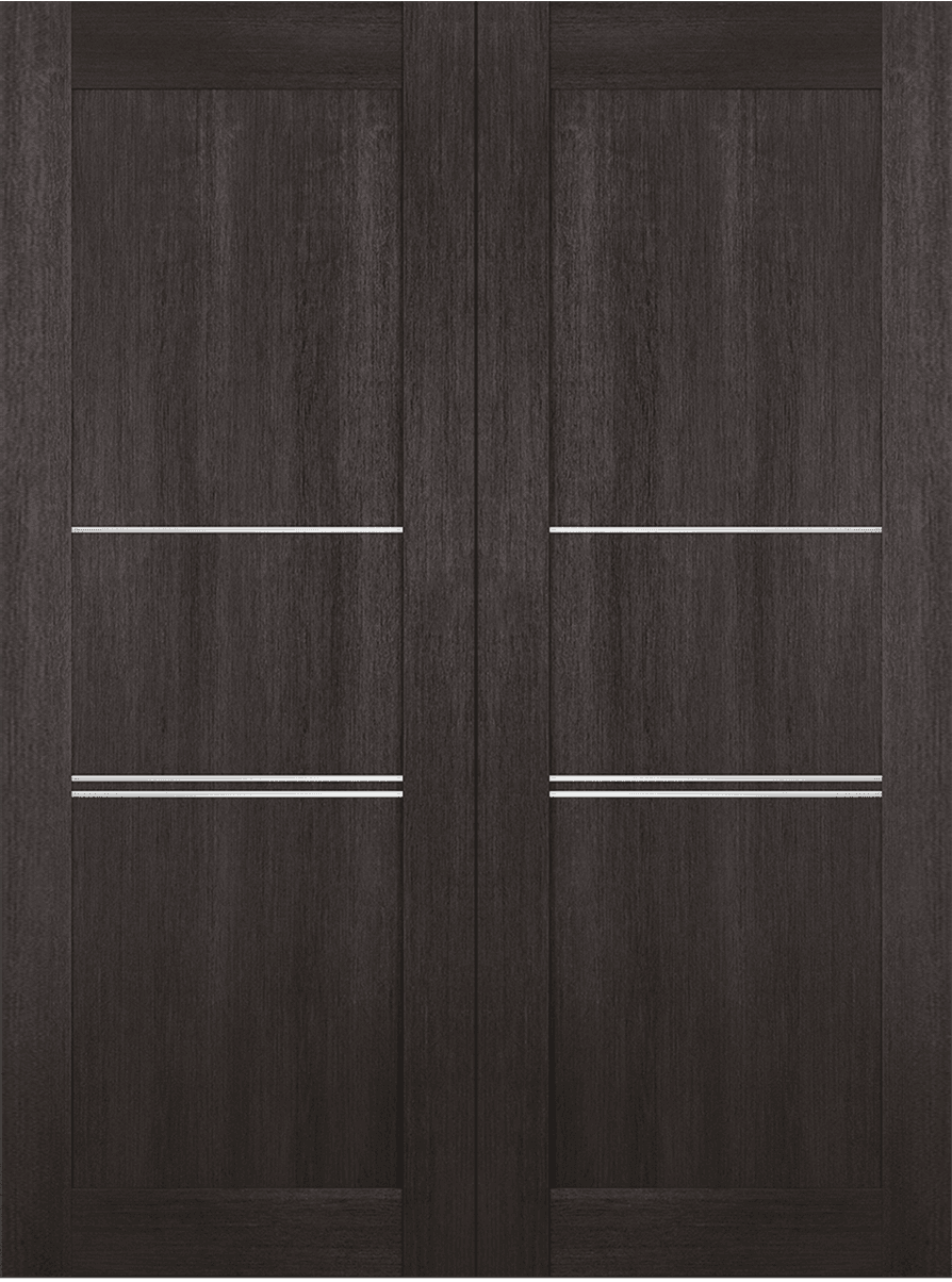 AVON 07 3H VERALINGA OAK DOUBLE BARN BELLDINNI MODERN INTERIOR DOOR - 2