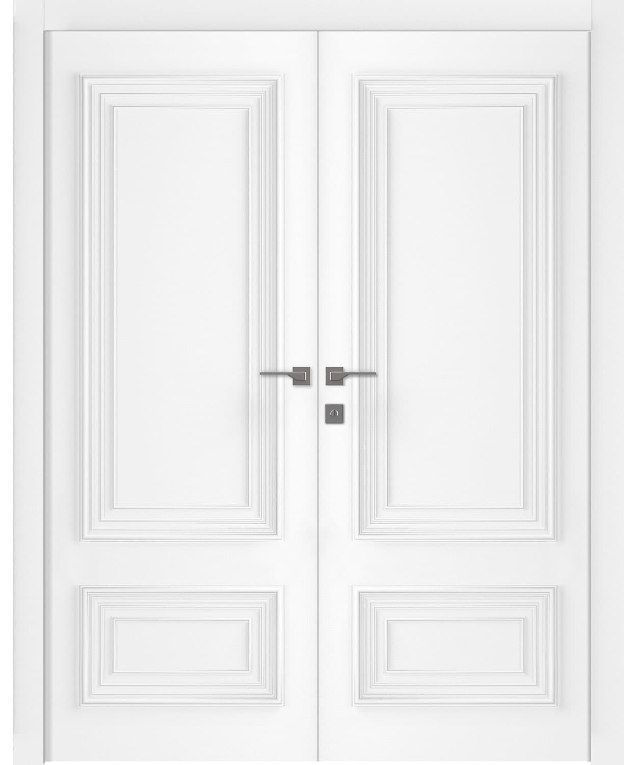 PALAZZO 2 POLAR WHITE DOUBLE BELLDINNI MODERN INTERIOR DOOR - 1
