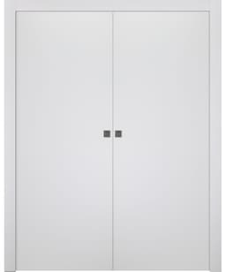 PALLADIO BIANCO NOBLE DOUBLE POCKET DOORS BELLDINNI MODERN INTERIOR DOOR - 1