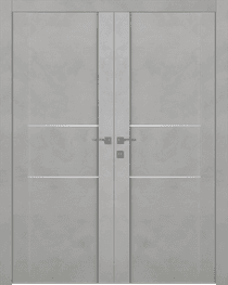 AVON 01 2H LIGHT URBAN DOUBLE BELLDINNI MODERN INTERIOR DOOR - 1