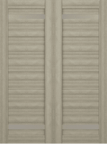 PERLA VETRO SHAMBOR DOUBLE BI-FOLD BELLDINNI MODERN INTERIOR DOOR - 2