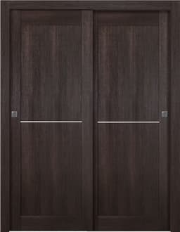 AVON 07 1H VERALINGA OAK BYPASS BELLDINNI MODERN INTERIOR DOOR - 1