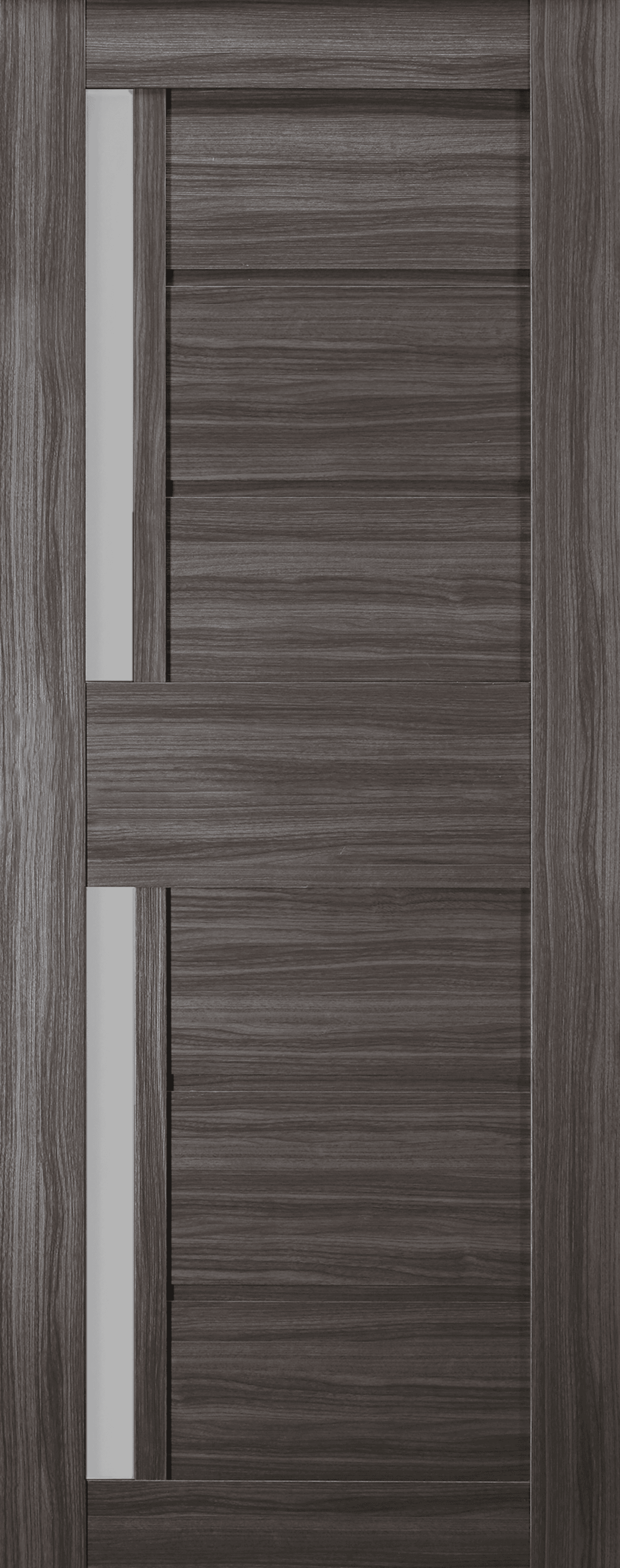 ESTA VETRO GRAY OAK SLAB BELLDINNI MODERN INTERIOR DOOR - 1