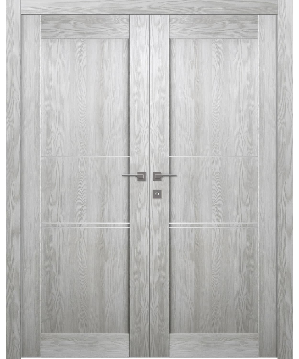 AVON 07 3H RIBEIRA ASH DOUBLE BELLDINNI MODERN INTERIOR DOOR - 1