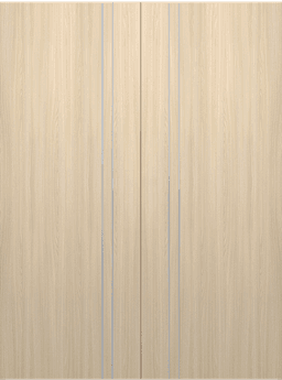 OPTIMA 2V LOIRE ASH DOUBLE BARN DOORS BELLDINNI MODERN INTERIOR DOOR - 2