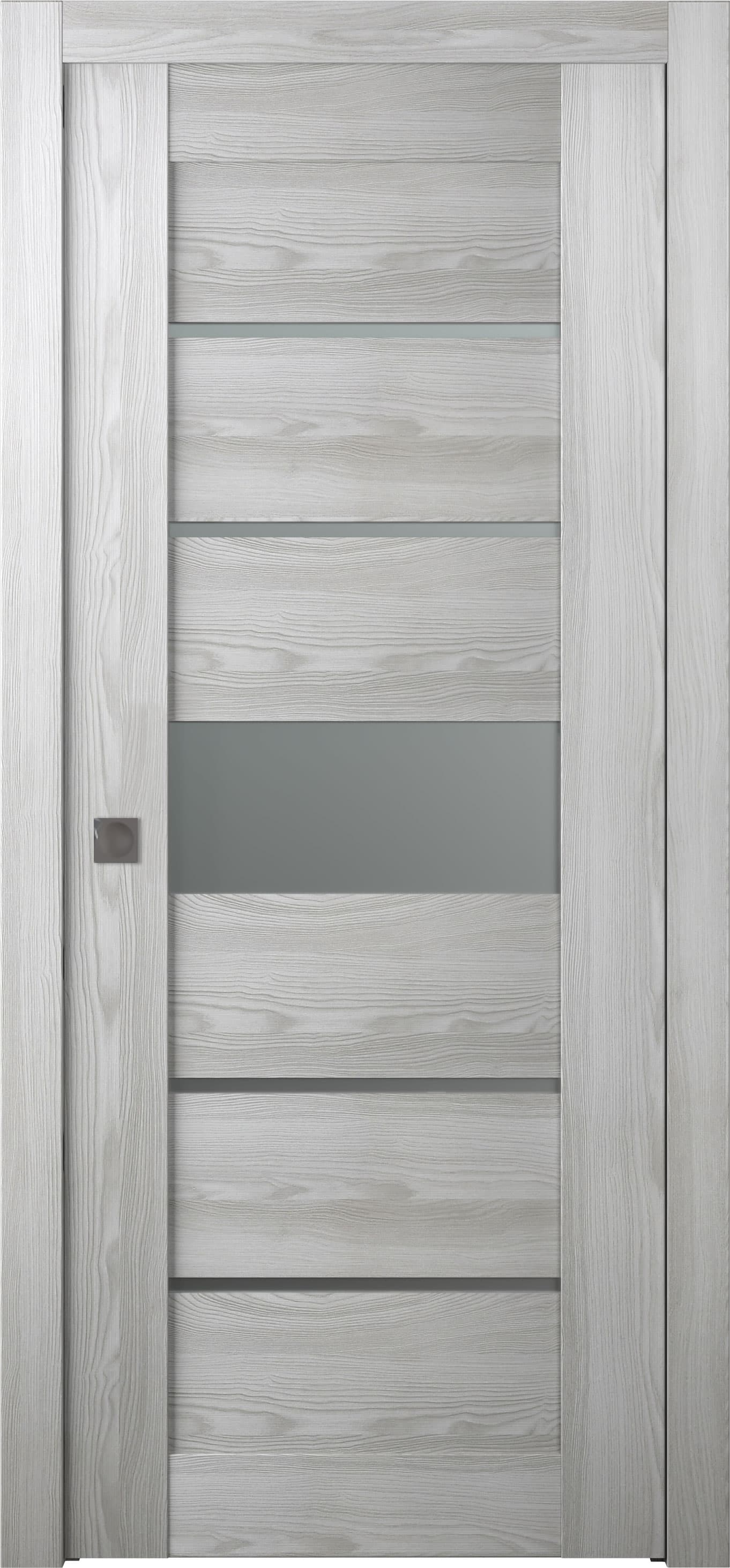 AVON 07-06 VETRO RIBEIRA ASH POCKET BELLDINNI MODERN INTERIOR DOOR - 1