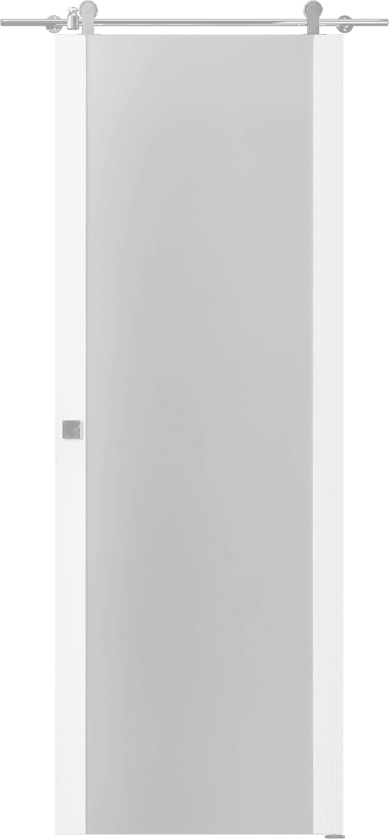 PALLADIO 202 VETRO BIANCO NOBLE DOUBLE BARN DOORS BELLDINNI MODERN INTERIOR DOOR - 1