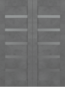 AVON 07-04 VETRO DARK URBAN BYPASS BELLDINNI MODERN INTERIOR DOOR - 3