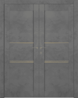 AVON 07 3H GOLD DARK URBAN CLOSET BELLDINNI MODERN INTERIOR DOOR - 1