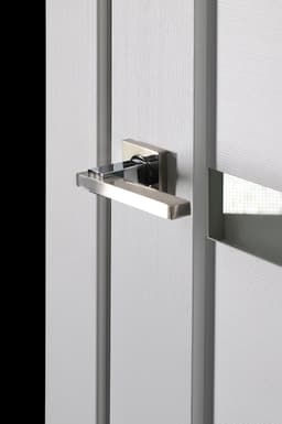 LEORA VETRO BIANCO NOBLE DOUBLE POCKET BELLDINNI MODERN INTERIOR DOOR - 5