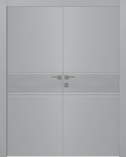 TWINWOOD 2 LIGHT GREY CLOSET BELLDINNI MODERN INTERIOR DOOR - 1