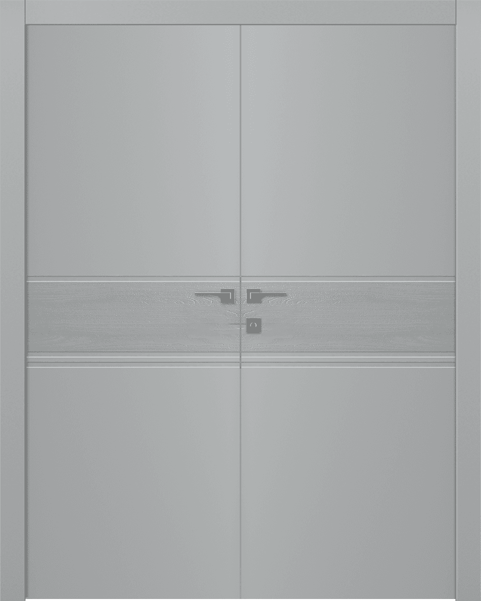 TWINWOOD 2 LIGHT GREY CLOSET BELLDINNI MODERN INTERIOR DOOR - 1