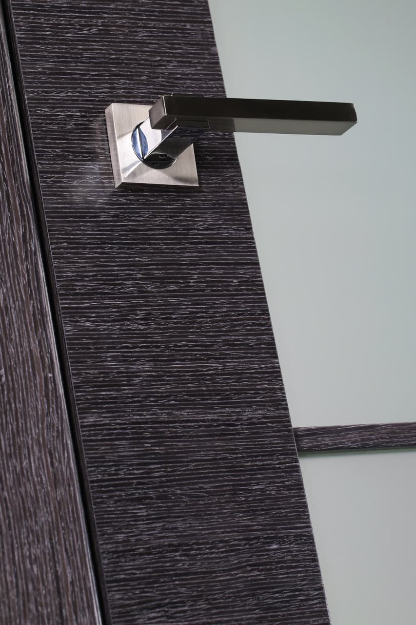 AVANTI 5 LITE VETRO BLACK APRICOT DOUBLE POCKET BELLDINNI MODERN INTERIOR DOOR - 3