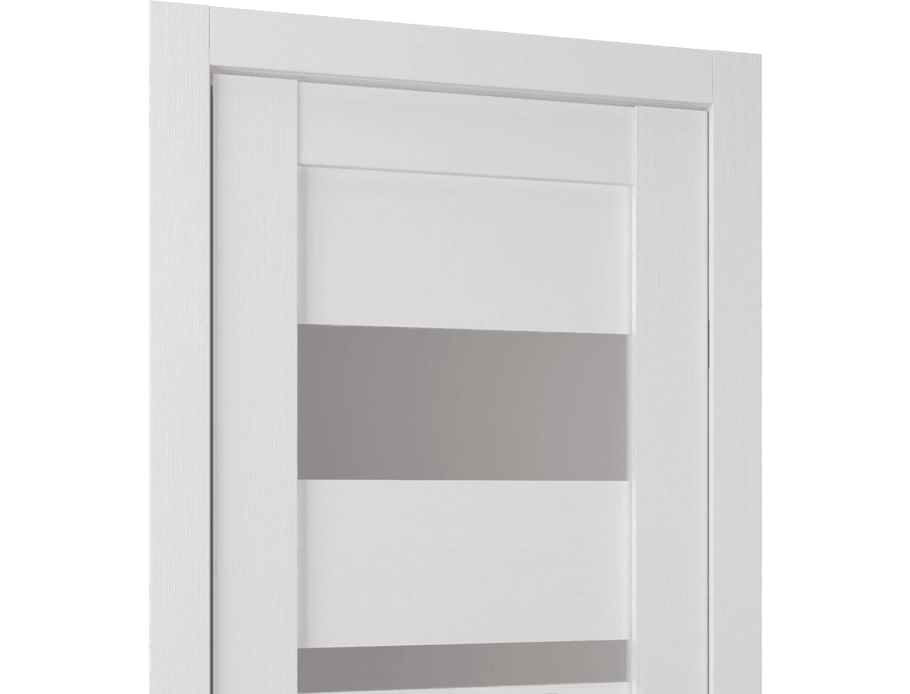 LETI VETRO SNOW WHITE POCKET BELLDINNI MODERN INTERIOR DOOR - 3