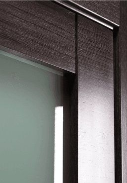 AVANTI 5 LITE VETRO BLACK APRICOT CLOSET BELLDINNI MODERN INTERIOR DOOR - 3