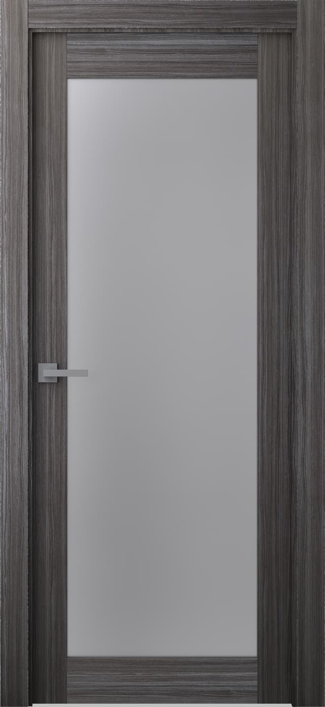 PALLADIO 207 VETRO GRAY OAK SWING BELLDINNI MODERN INTERIOR DOOR