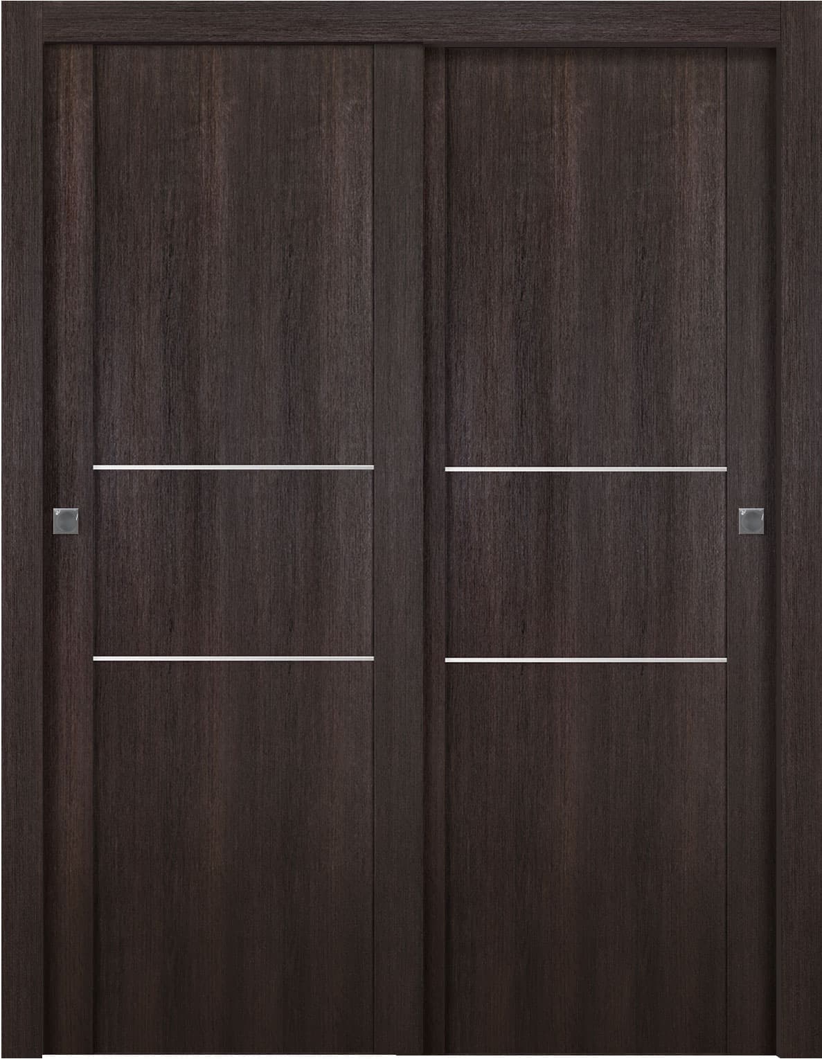AVON 01 2H VERALINGA OAK BYPASS DOORS BELLDINNI MODERN INTERIOR DOOR - 1