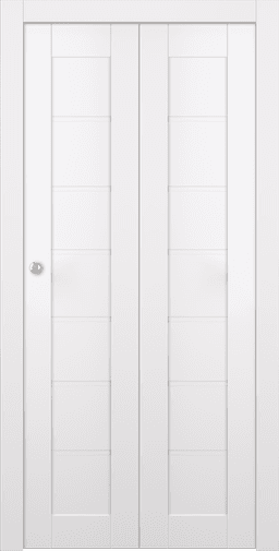 ALDA SNOW WHITE BI-FOLD BELLDINNI MODERN INTERIOR DOOR - 1