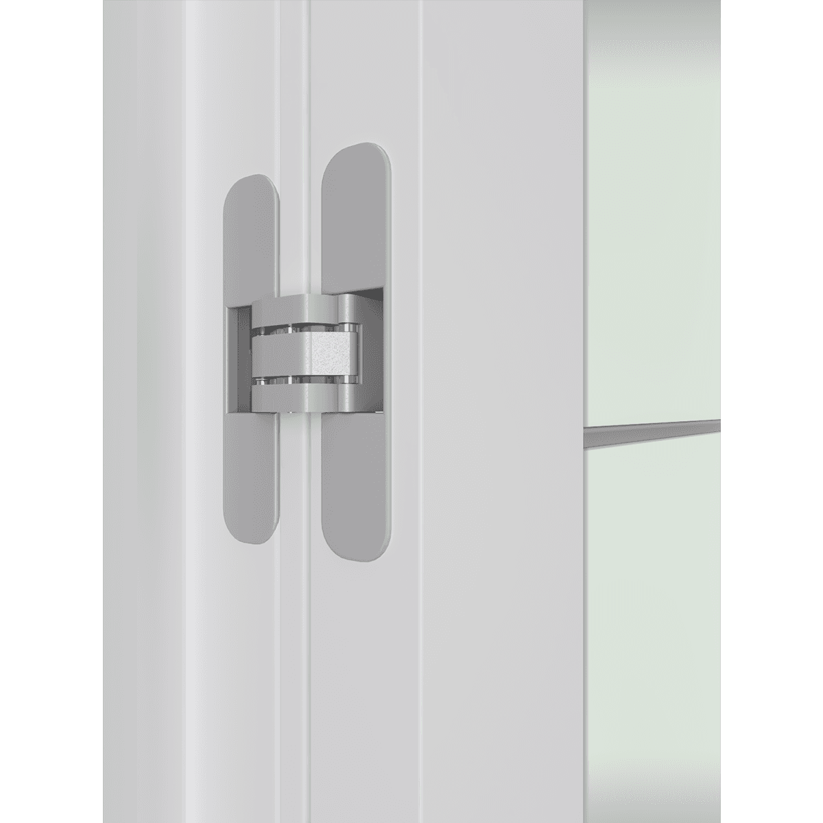 SMART PRO 208 VETRO POLAR WHITE SWING BELLDINNI MODERN INTERIOR DOOR - 3