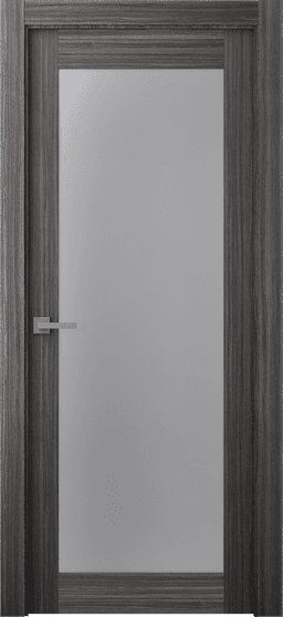PALLADIO 207 VETRO GRAY OAK SWING BELLDINNI MODERN INTERIOR DOOR - 1