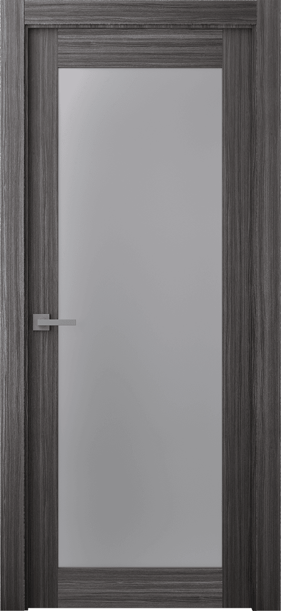 PALLADIO 207 VETRO GRAY OAK SWING BELLDINNI MODERN INTERIOR DOOR - 1