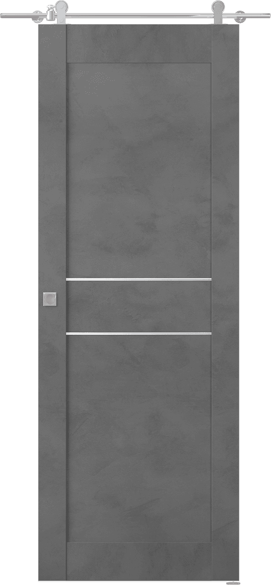 AVON 07 2HN DARK URBAN BARN BELLDINNI MODERN INTERIOR DOOR - 1