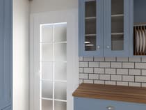 SMART PRO 10 LITE VETRO POLAR WHITE SWING BELLDINNI MODERN INTERIOR DOOR - 3