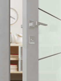 AVON 202 4H VETRO LIGHT URBAN INVISIBLE METAL FRAME BELLDINNI MODERN INTERIOR DOOR - 2