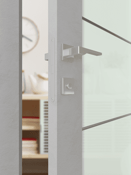 AVON 202 4H VETRO LIGHT URBAN INVISIBLE METAL FRAME BELLDINNI MODERN INTERIOR DOOR - 2