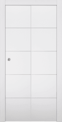 OPTIMA 4H SNOW WHITE BI-FOLD BELLDINNI MODERN INTERIOR DOOR - 1
