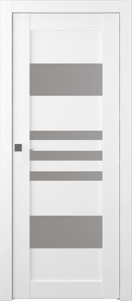 LETI VETRO BIANCO NOBLE POCKET BELLDINNI MODERN INTERIOR DOOR - 1