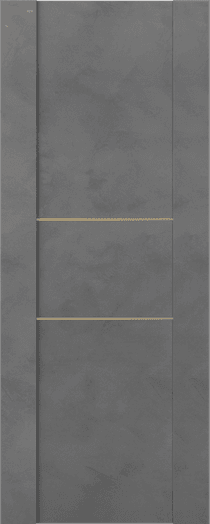 AVON 01 2H GOLD DARK URBAN SLAB BELLDINNI MODERN INTERIOR DOOR - 1